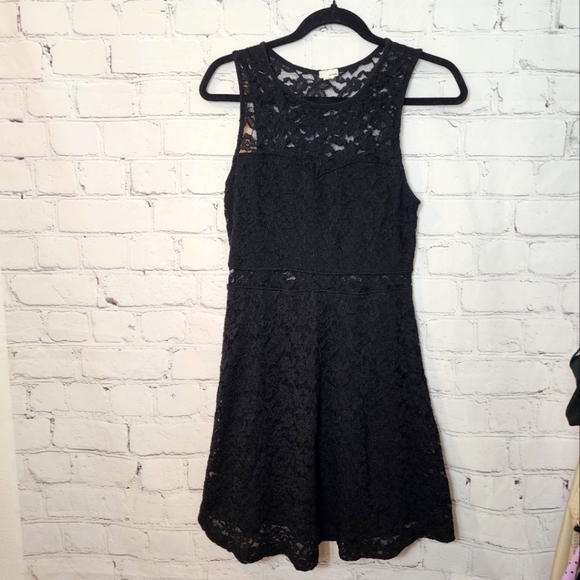 Garage black lace dress size M - Picture 1 of 5